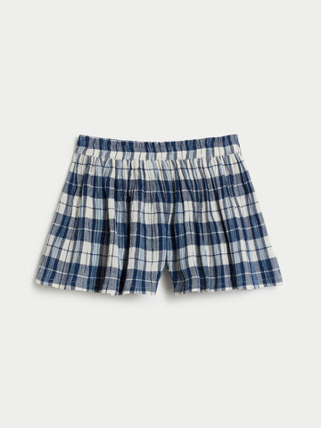 Suzie Kondi Pezo Play in Plaid Gauze, Navy