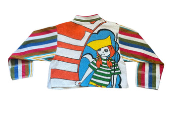 Space Cowboy Jumper in Smiley Sailor Stripe