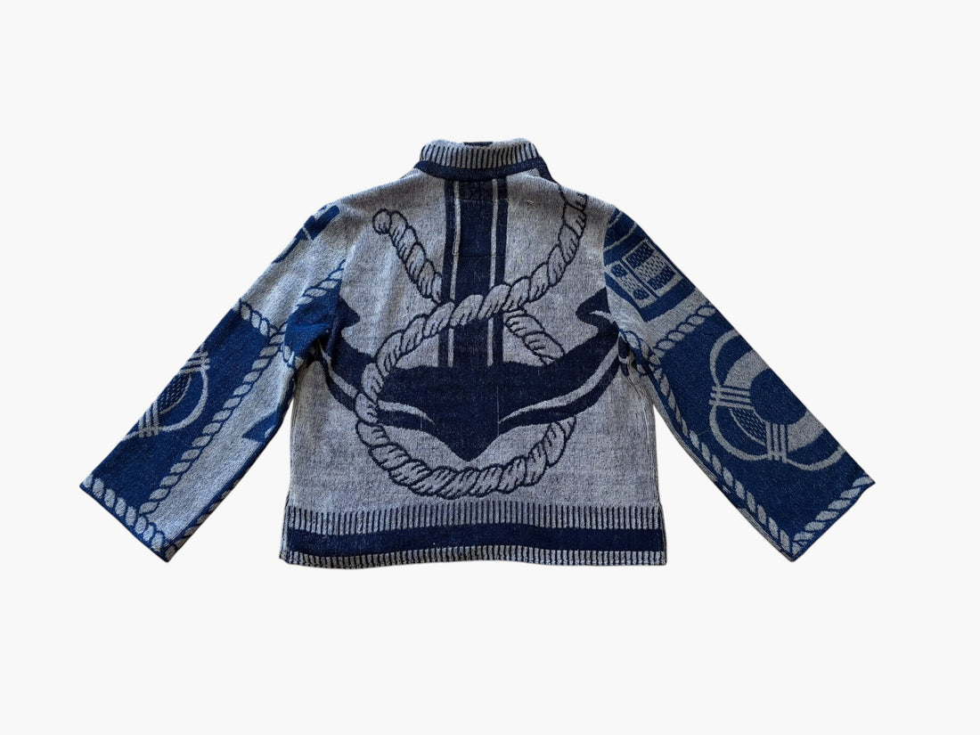 Ragazza jacket in Navy Anchors Aweigh