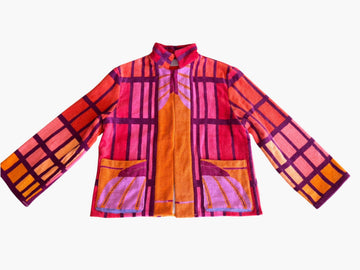 Ragazza jacket in Warm Windowpane