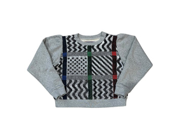 Lake sweatshirt in B&W Zig Zag