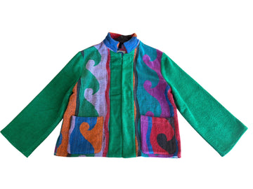 Ragazza jacket in Jewel Waves