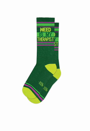 Gumball Poodle Socks: Weed Is My Therapist