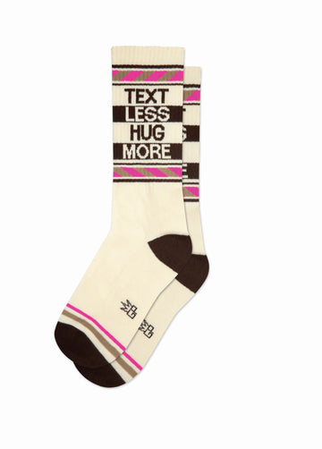 Gumball Poodle Socks: Text Less Hug More