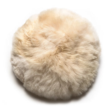 Intiearth Alpaca Moon Pillow: Crema